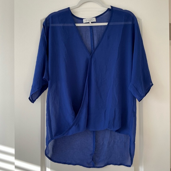 Ways Royal Blue Blouse - Picture 1 of 3